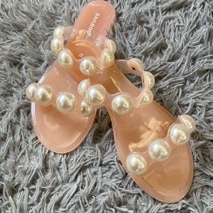 PEARL STUDDED SANDALS